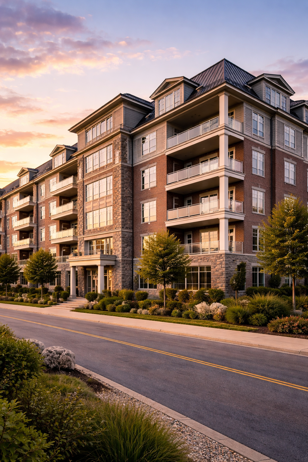 Apartment building outside the Halifax area